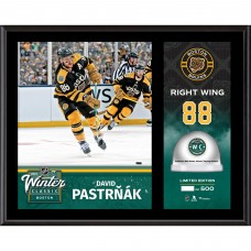 David Pastrnak Boston Bruins Fanatics Authentic 2023 Winter Classic 12 x 15 Sublimated Plaque with Game-Used Ice - Limited Edition of 500