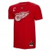 Футболка Gordie Howe Detroit Red Wings Mitchell & Ness Captain Patch Name & Number - Red