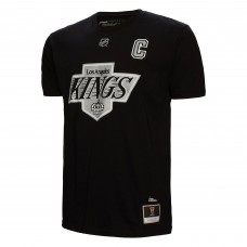 Wayne Gretzky Los Angeles Kings Mitchell & Ness Captain Patch Name & Number T-Shirt - Black