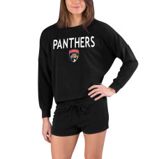 Женская пижама Florida Panthers Concepts Sport Black Gather