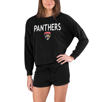 Женская пижама Florida Panthers Concepts Sport Black Gather