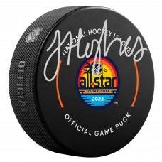 Jack Hughes New Jersey Devils Autographed Fanatics Authentic 2023 NHL All-Star Game Official Game Puck