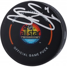 Шайба Seth Jones Chicago Blackhawks Autographed Fanatics Authentic 2023 NHL All-Star Game Official