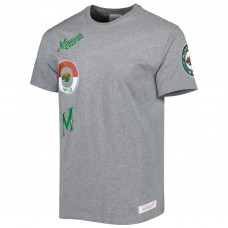 Футболка Minnesota Wild Mitchell & Ness City Collection - Heather Gray