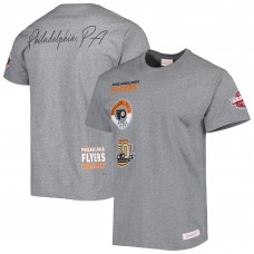 Футболка Philadelphia Flyers Mitchell & Ness City Collection - Heather Gray