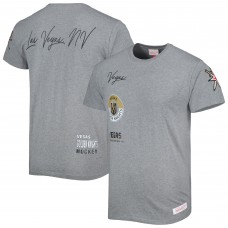 Vegas Golden Knights Mitchell & Ness City Collection T-Shirt - Heather Gray