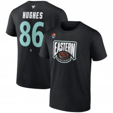 Jack Hughes New Jersey Devils 2023 NHL All-Star Game Eastern Conference Name & Number T-Shirt - Black