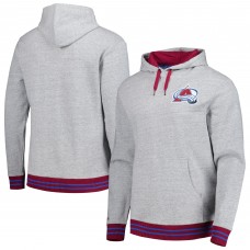 Толстовка Colorado Avalanche Mitchell & Ness Classic French Terry - Heather Gray