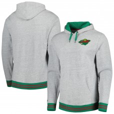 Толстовка Minnesota Wild Mitchell & Ness Classic French Terry - Heather Gray