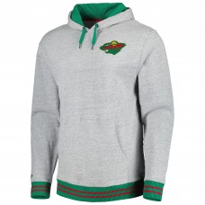 Толстовка Minnesota Wild Mitchell & Ness Classic French Terry - Heather Gray
