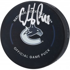 Elias Pettersson Vancouver Canucks Autographed Fanatics Authentic Official Game Puck