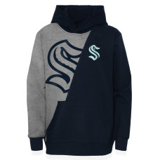 Preschool Seattle Kraken Gray/Deep Sea Blue Unrivaled Pullover Hoodie