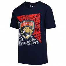 Футболка Florida Panthers Youth Divide - Navy