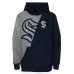 Толстовка Seattle Kraken Youth Unrivaled - Heather Gray/Deep Sea Blue