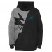 Толстовка San Jose Sharks Youth Unrivaled - Heather Gray/Black