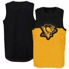 Pittsburgh Penguins Youth Revitalize Tank Top - Gold/Black