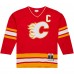 Игровая джерси Lanny McDonald Calgary Flames Mitchell & Ness Captain Patch 1988/89 Blue Line Player - Red