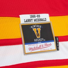Игровая джерси Lanny McDonald Calgary Flames Mitchell & Ness Captain Patch 1988/89 Blue Line Player - Red