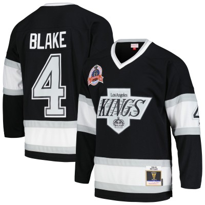 Игровая джерси Rob Blake Los Angeles Kings Mitchell & Ness  1992/93 Blue Line Player - Black
