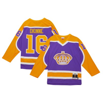 Игровая джерси Marcel Dionne Los Angeles Kings Mitchell & Ness  1980/81 Blue Line Player - Purple
