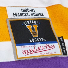 Игровая джерси Marcel Dionne Los Angeles Kings Mitchell & Ness  1980/81 Blue Line Player - Purple