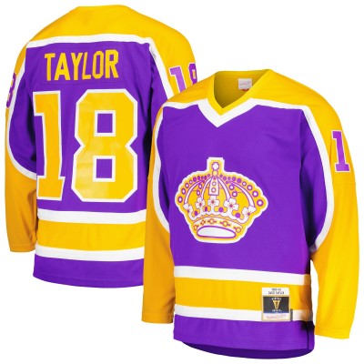 Игровая джерси Dave Taylor Los Angeles Kings Mitchell & Ness  1980/81 Blue Line Player - Purple