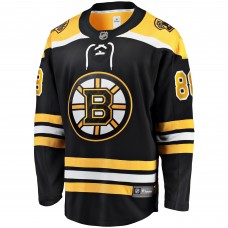 Игровая джерси David Pastrnak Boston Bruins Home Breakaway - Black