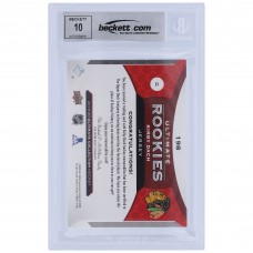 Kirby Dach Chicago Blackhawks Autographed 2019-20 Upper Deck Ultimate Collection Rookie Jerseys Relic #198 #/399 Beckett Fanatics Witnessed Authenticated 10 Rookie Card