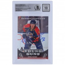 Evgenii Dadonov Florida Panthers Autographed 2010-11 Upper Deck Young Guns #222 Beckett Fanatics Witnessed Authenticated 10 Rookie Card