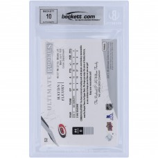 Haydn Fleury Carolina Hurricanes Autographed 2017-18 Upper Deck Ultimate Collection Rookies Red Relic #52 #87/299 Beckett Fanatics Witnessed Authenticated 10 Rookie Card