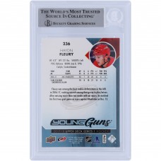 Haydn Fleury Carolina Hurricanes Autographed 2017-18 Upper Deck Young Guns #236 Beckett Fanatics Witnessed Authenticated Rookie Card