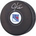 Шайба Chris Kreider New York Rangers Autographed Fanatics Authentic Team