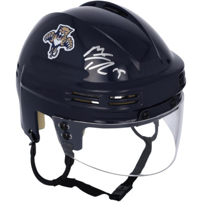 Matthew Tkachuk Florida Panthers Autographed Fanatics Authentic Navy Mini Helmet