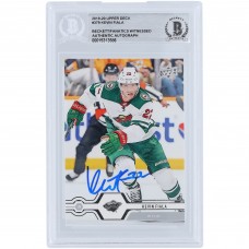 Kevin Fiala Minnesota Wild Autographed 2019-20 Upper Deck Series 2 #379 Beckett Fanatics Witnessed Authenticated Card