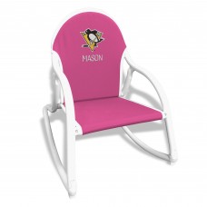 Childrens Pittsburgh Penguins Pink Personalized Rocking Chair Childrens Pittsburgh Penguins Pink Personalized Rocking Chair