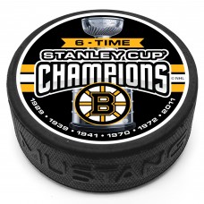 Boston Bruins Six-Time Stanely Cup Champions Puck