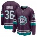 Игровая джерси John Gibson Anaheim Ducks Fanatics 30th Anniversary Premier Breakaway - Purple