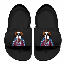 Toddler Colorado Avalanche ISlide Black Mascot Slide Sandals