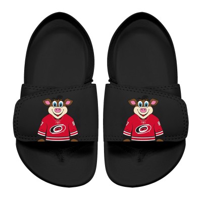 Toddler Carolina Hurricanes ISlide Black Mascot Slide Sandals