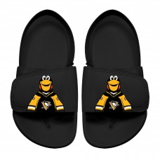 Toddler Pittsburgh Penguins ISlide Black Mascot Slide Sandals Toddler Pittsburgh Penguins ISlide Black Mascot Slide Sandals