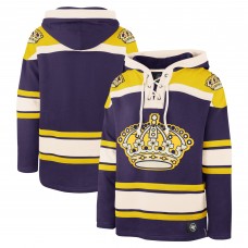 Los Angeles Kings 47 Purple Superior Lacer Hoodie