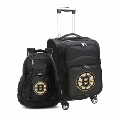 Boston Bruins MOJO Softside Carry-On & Backpack Set - Black