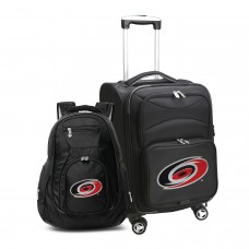 Carolina Hurricanes MOJO Softside Carry-On & Backpack Set - Black