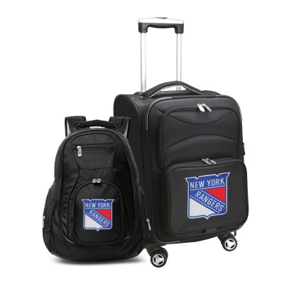 New York Rangers MOJO Softside Carry-On & Backpack Set - Black