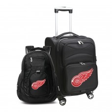Detroit Red Wings MOJO Softside Carry-On & Backpack Set - Black