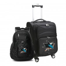Рюкзак и чемодан San Jose Sharks MOJO Softside - Black