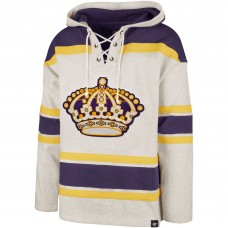 Los Angeles Kings 47 Oatmeal Rockaway Lacer Pullover Hoodie