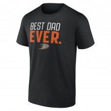Anaheim Ducks Best Dad Ever T-Shirt - Black