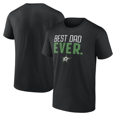 Футболка Dallas Stars Best Dad Ever - Black