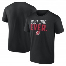 Футболка New Jersey Devils Best Dad Ever - Black
